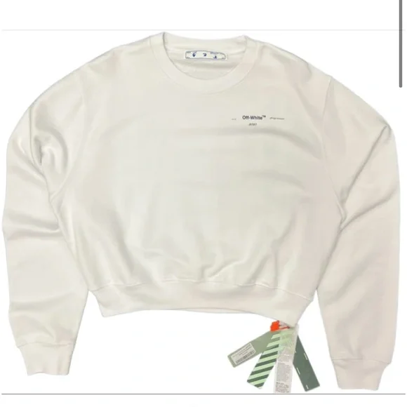 OFF-WHITE Multicolor Crewneck Sweatshirt Size L